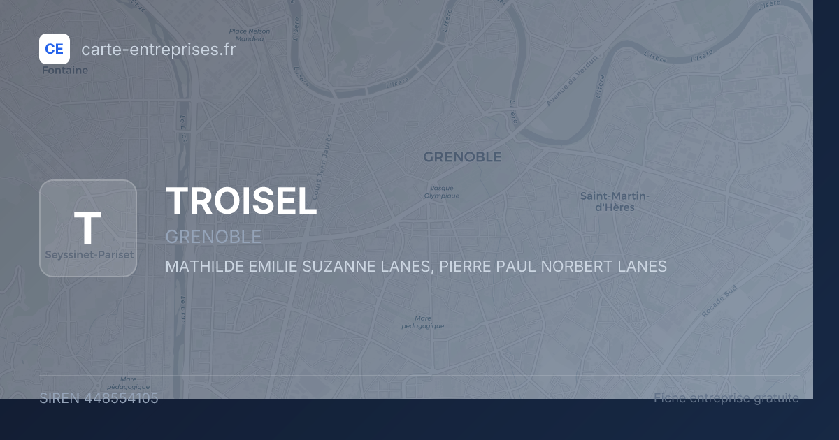 TROISEL — 448554105 — fiche entreprise