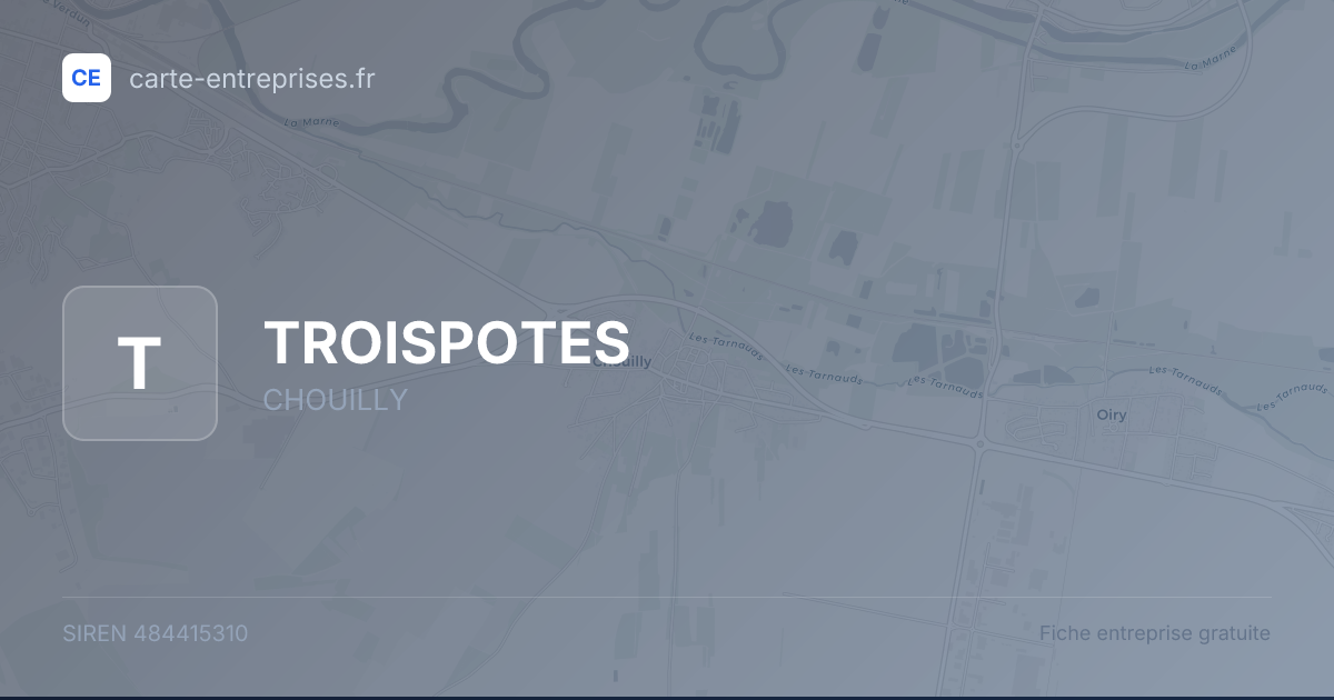 TROISPOTES — 484415310 — fiche entreprise