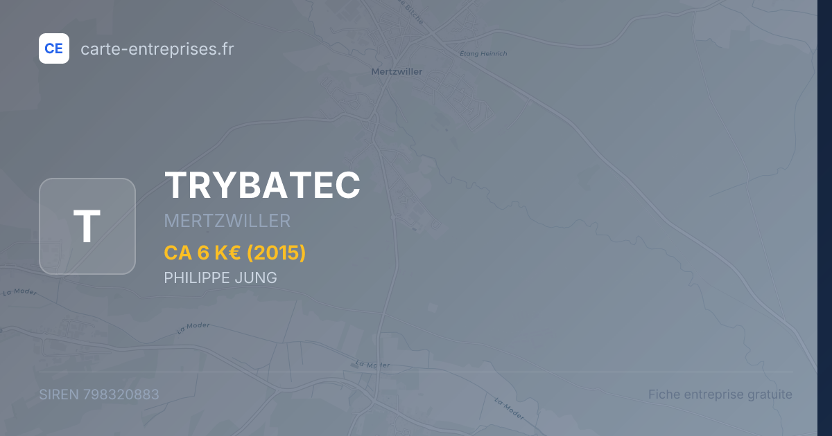TRYBATEC — 798320883 — fiche entreprise