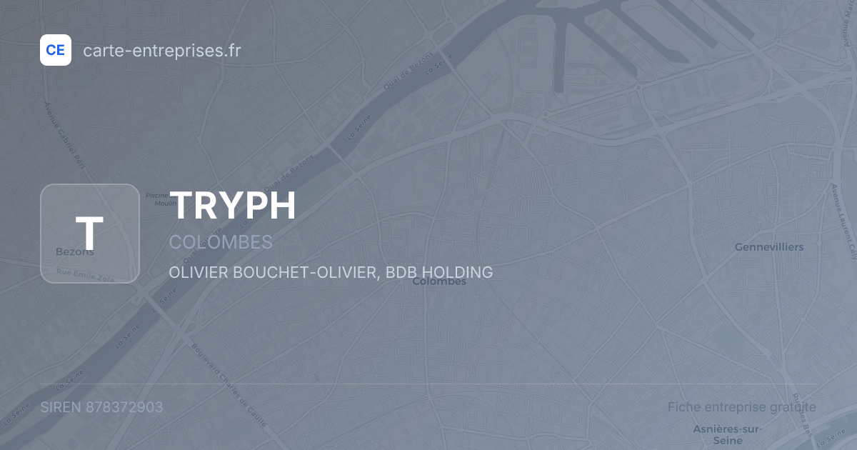 TRYPH — 878372903 — fiche entreprise