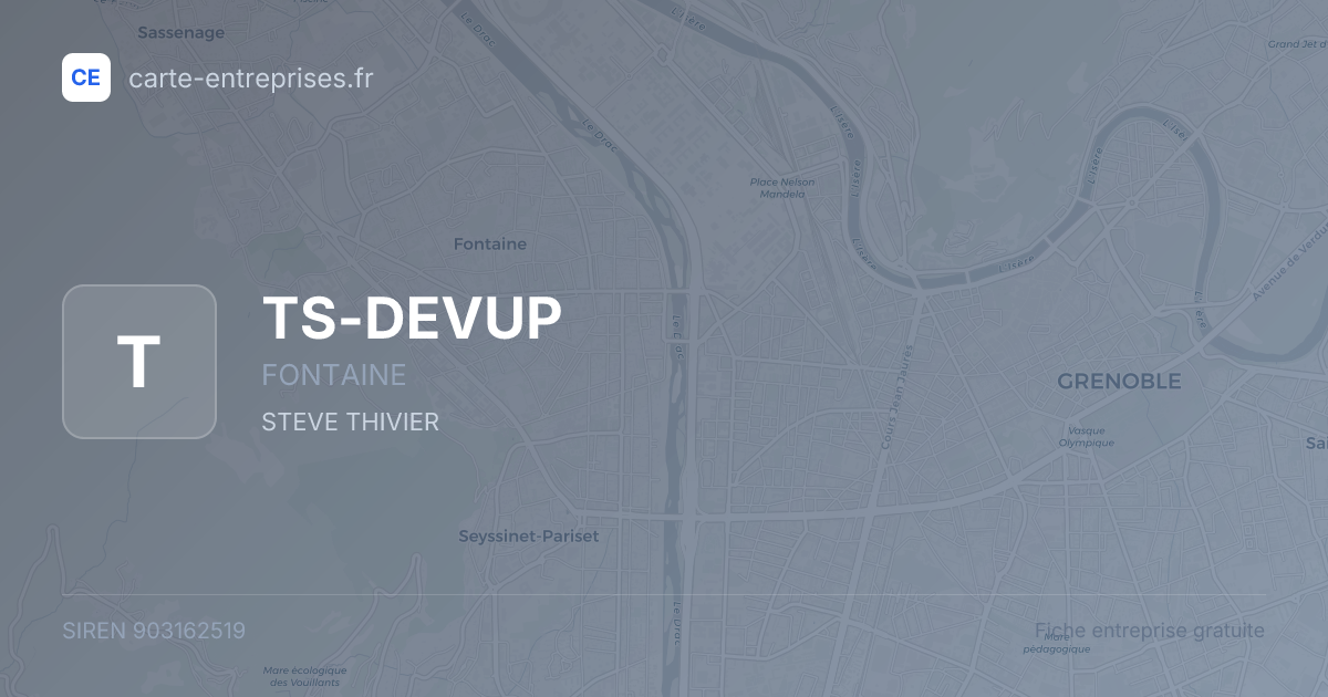 TS-DEVUP — 903162519 — fiche entreprise