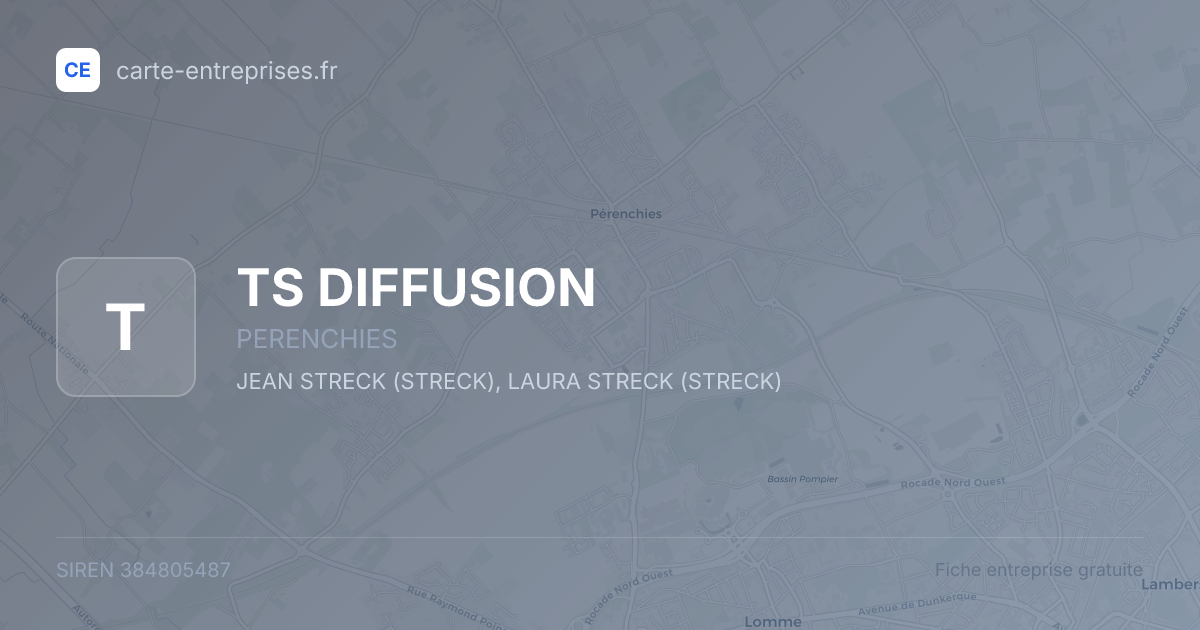 TS DIFFUSION — 384805487 — fiche entreprise