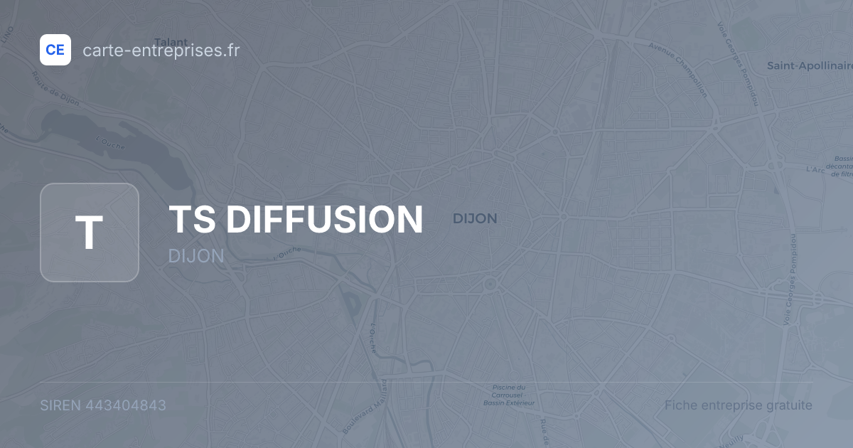 TS DIFFUSION — 443404843 — fiche entreprise