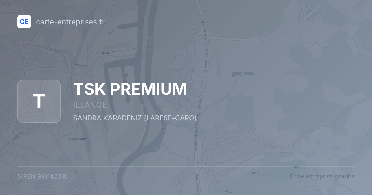 TSK PREMIUM — 991142316 — fiche entreprise