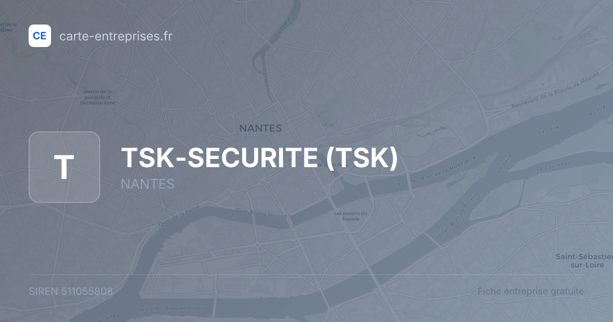 TSK-SECURITE (TSK) — 511055808 — fiche entreprise
