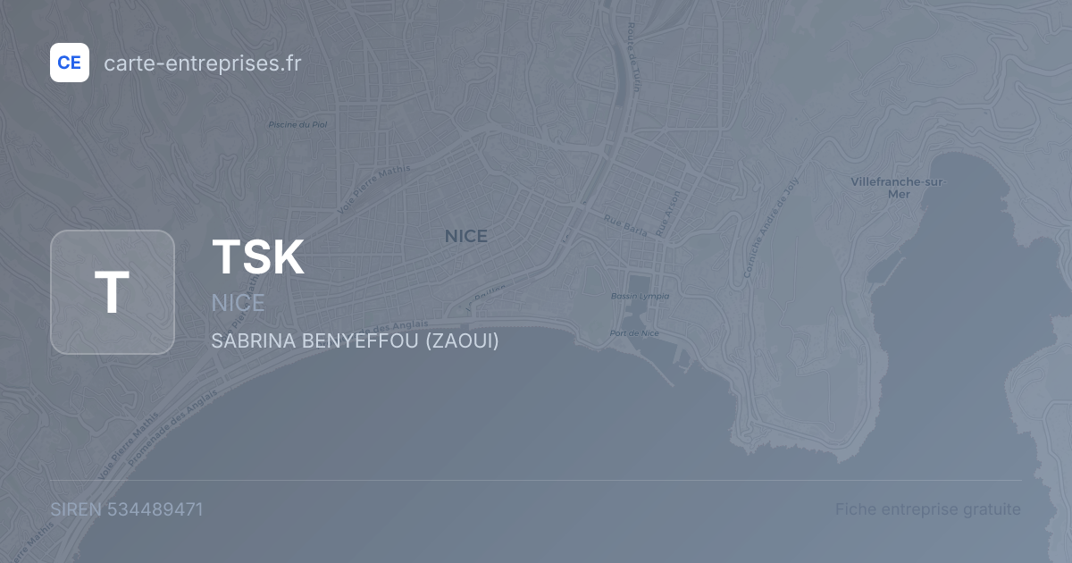 TSK — 534489471 — fiche entreprise