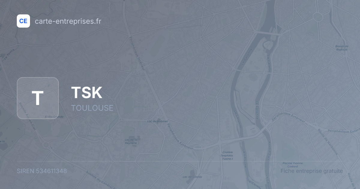 TSK — 534611348 — fiche entreprise