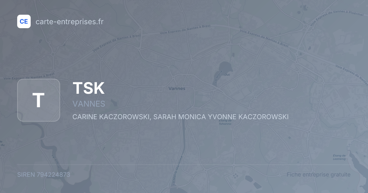 TSK — 794224873 — fiche entreprise