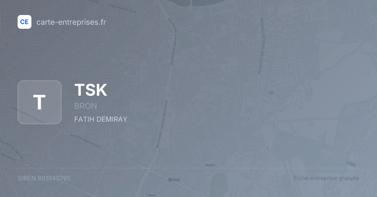 TSK — 881940795 — fiche entreprise