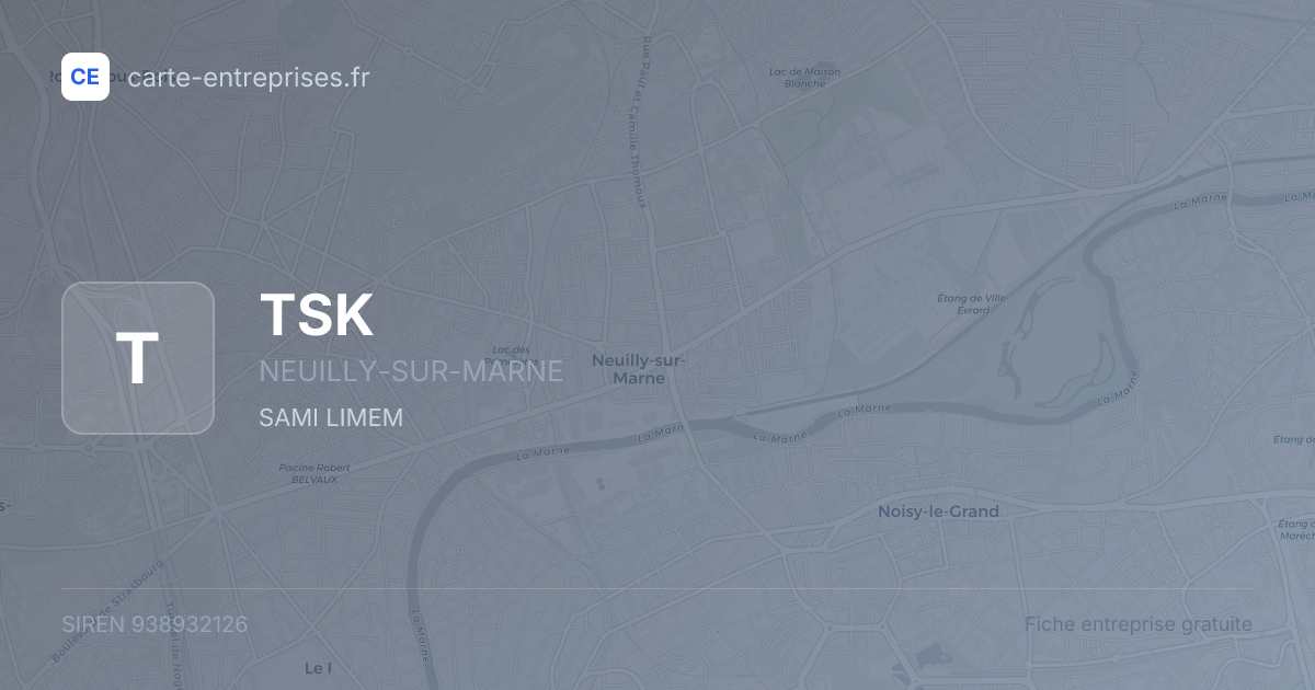 TSK — 938932126 — fiche entreprise