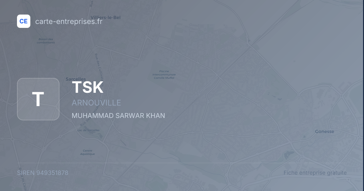 TSK — 949351878 — fiche entreprise