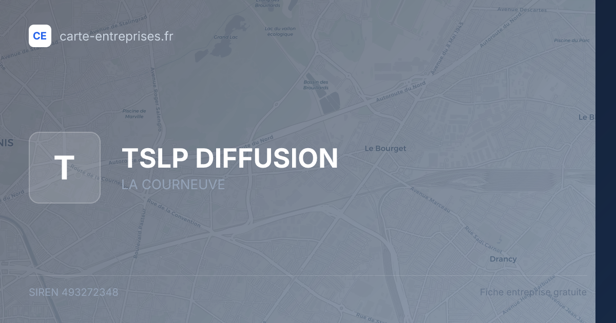 TSLP DIFFUSION — 493272348 — fiche entreprise