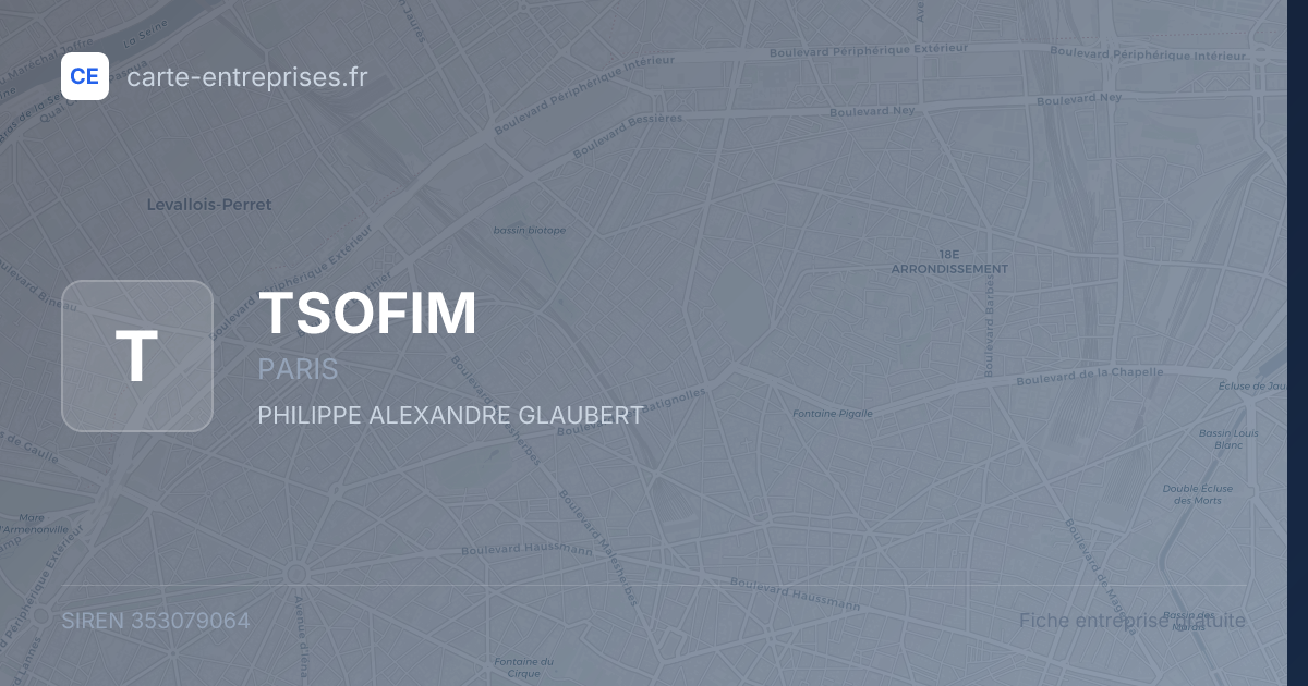 TSOFIM — 353079064 — fiche entreprise