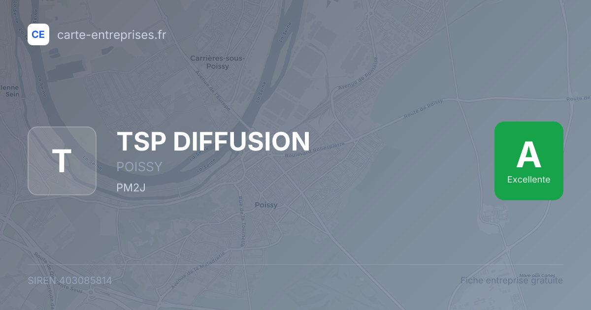 TSP DIFFUSION — 403085814 — fiche entreprise