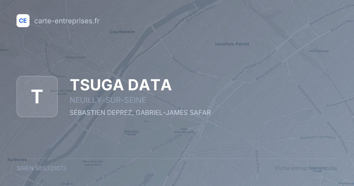 TSUGA DATA — 985331073 — fiche entreprise