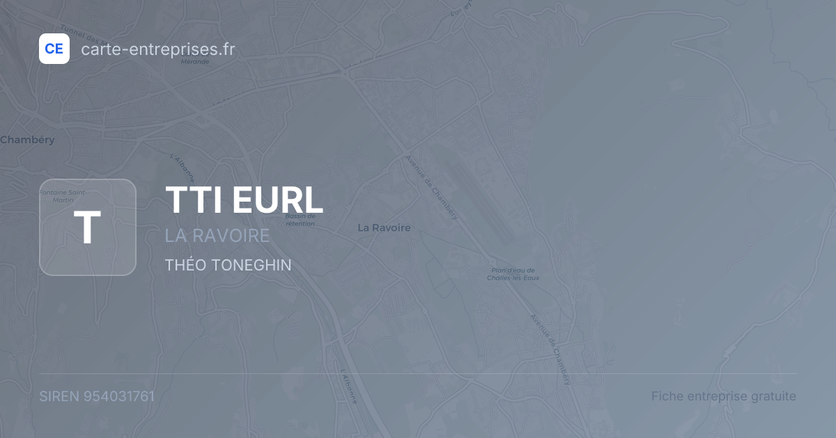 TTI EURL — 954031761 — fiche entreprise