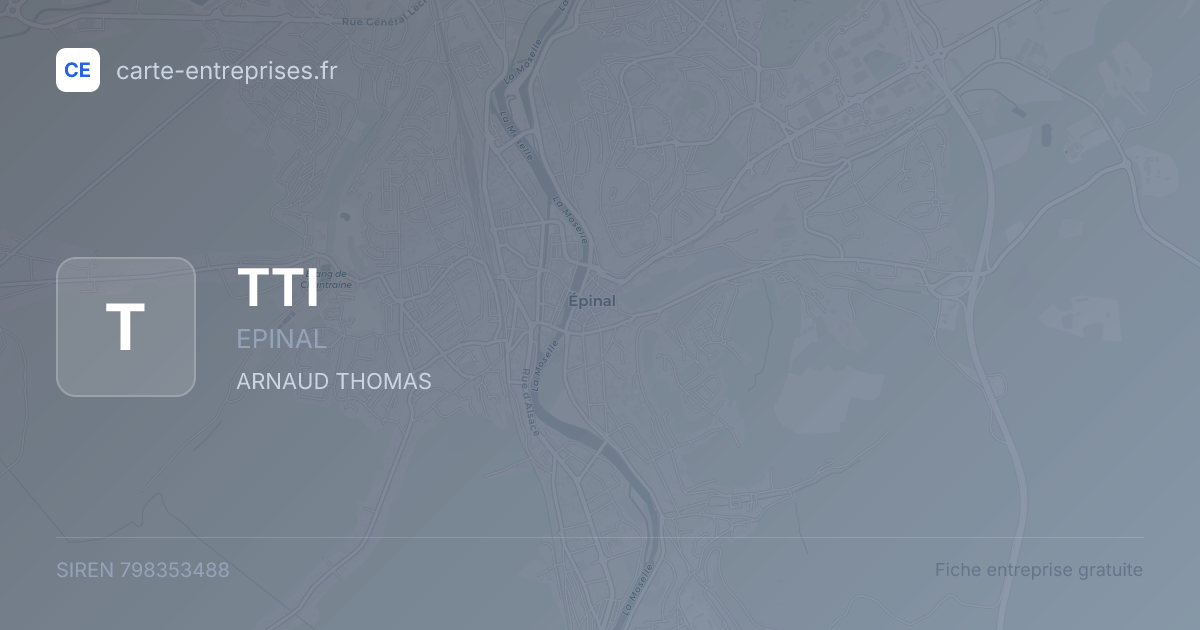 TTI — 798353488 — fiche entreprise