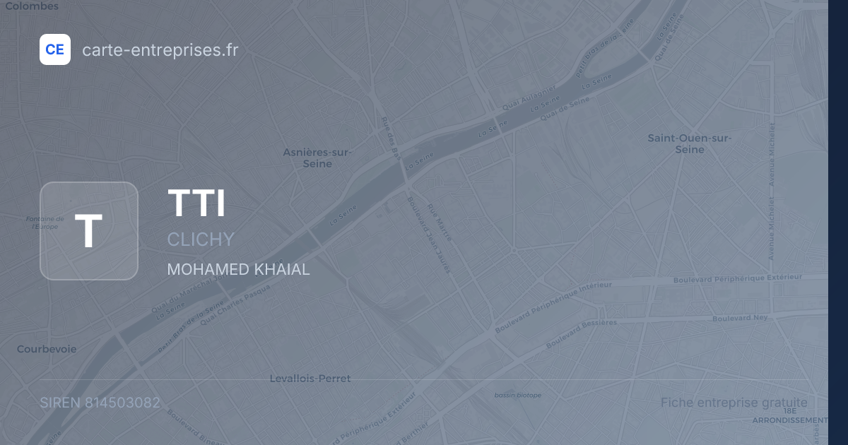 TTI — 814503082 — fiche entreprise