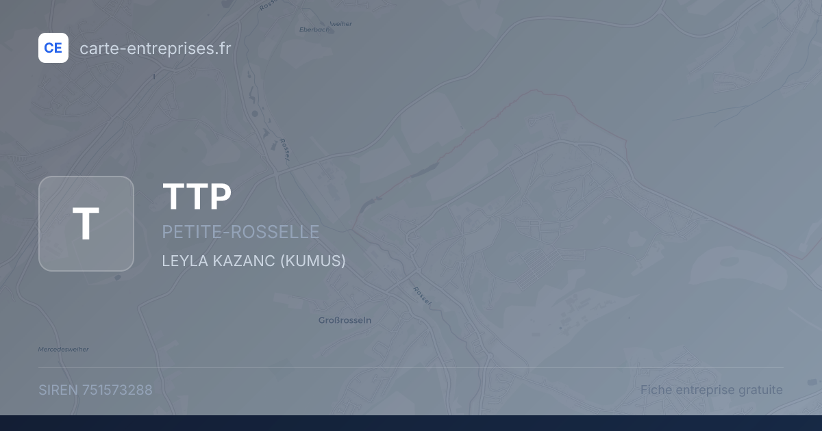 TTP — 751573288 — fiche entreprise