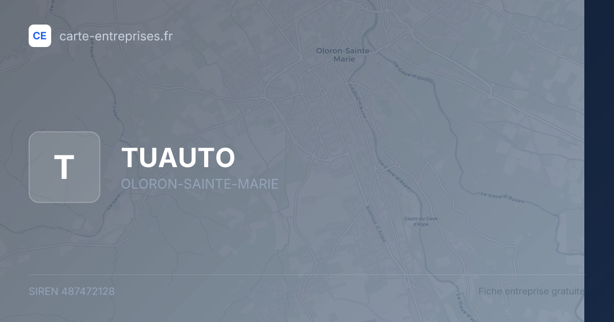 TUAUTO — 487472128 — fiche entreprise