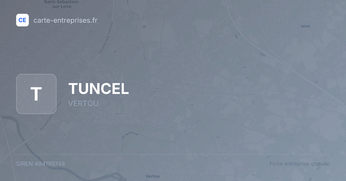 TUNCEL — 494199748 — fiche entreprise