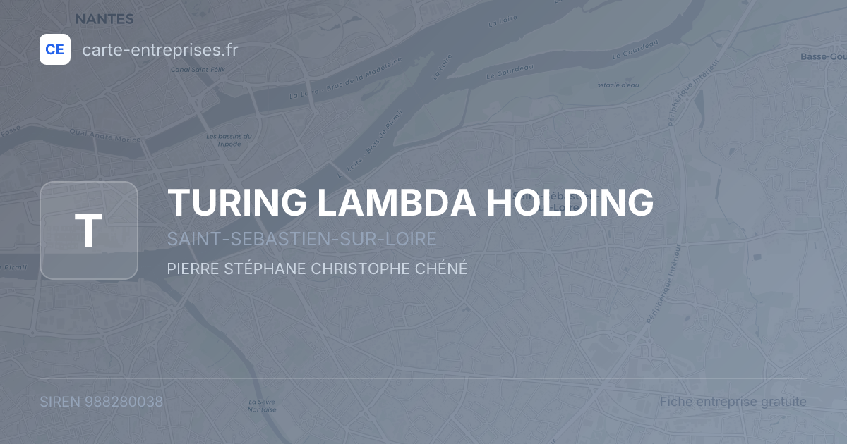 TURING LAMBDA HOLDING — 988280038 — fiche entreprise