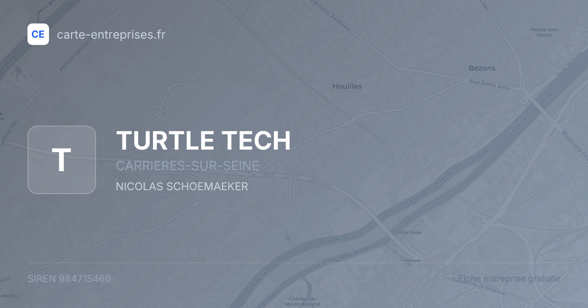 TURTLE TECH — 984715466 — fiche entreprise