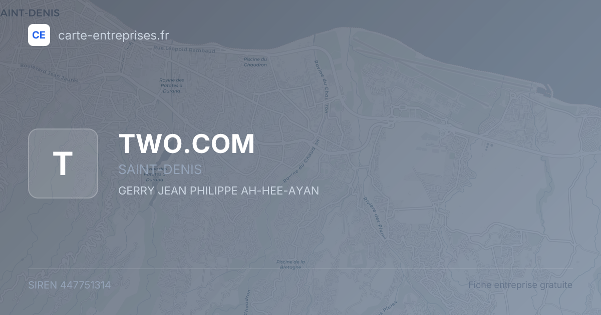 TWO.COM — 447751314 — fiche entreprise