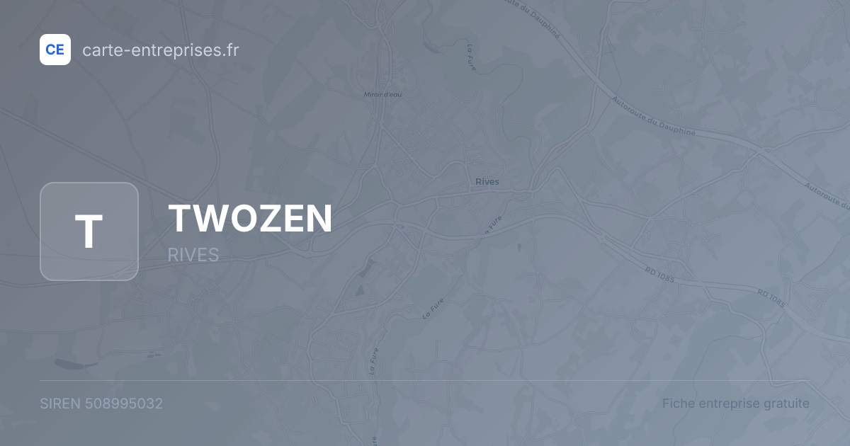 TWOZEN — 508995032 — fiche entreprise