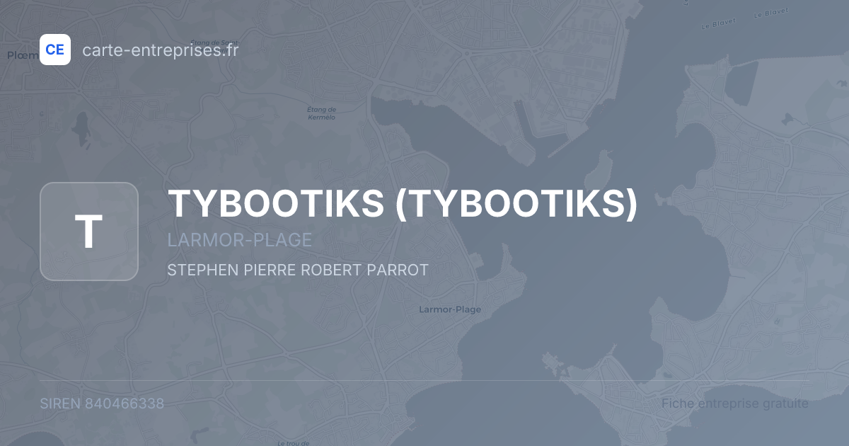 TYBOOTIKS — 840466338 — fiche entreprise