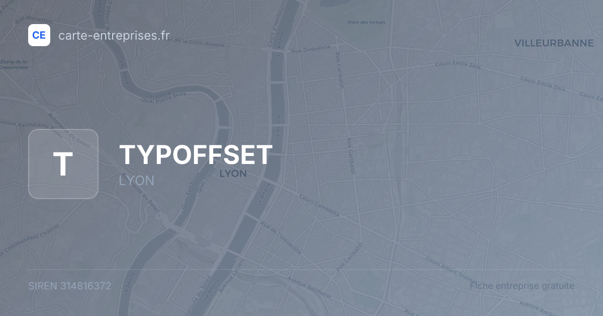 TYPOFFSET — 314816372 — fiche entreprise