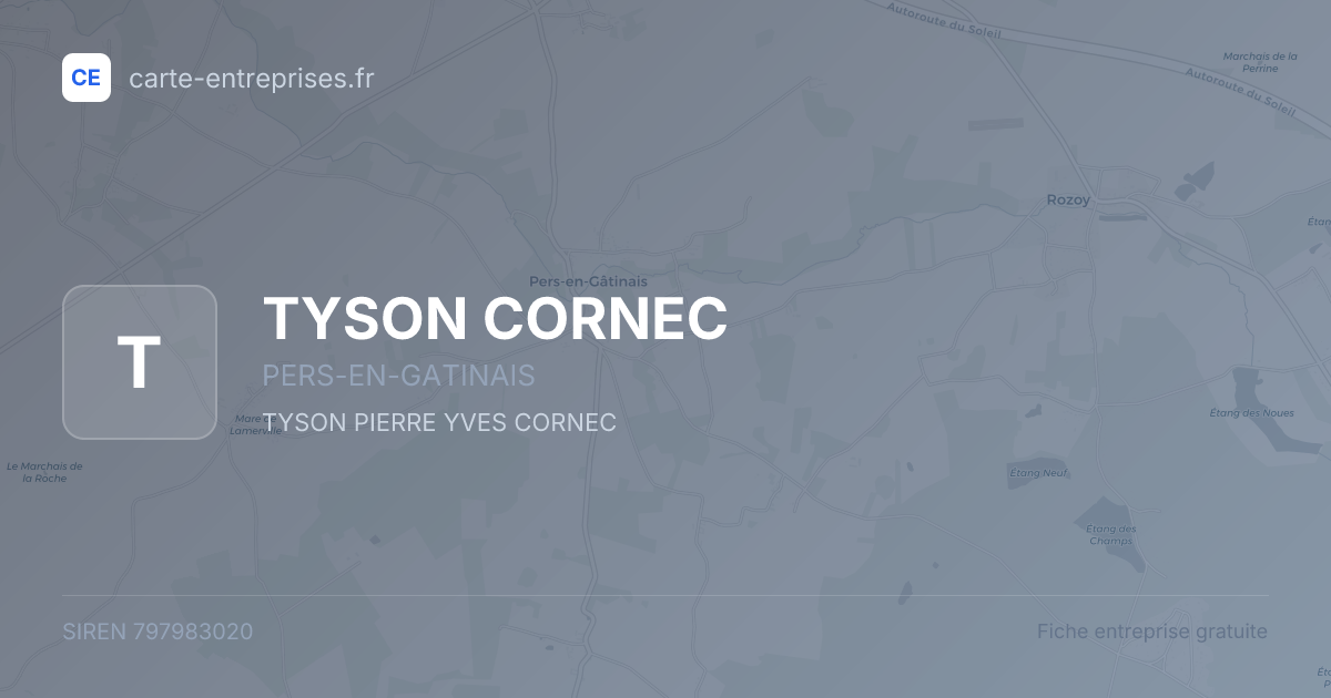 TYSON CORNEC — 797983020 — fiche entreprise