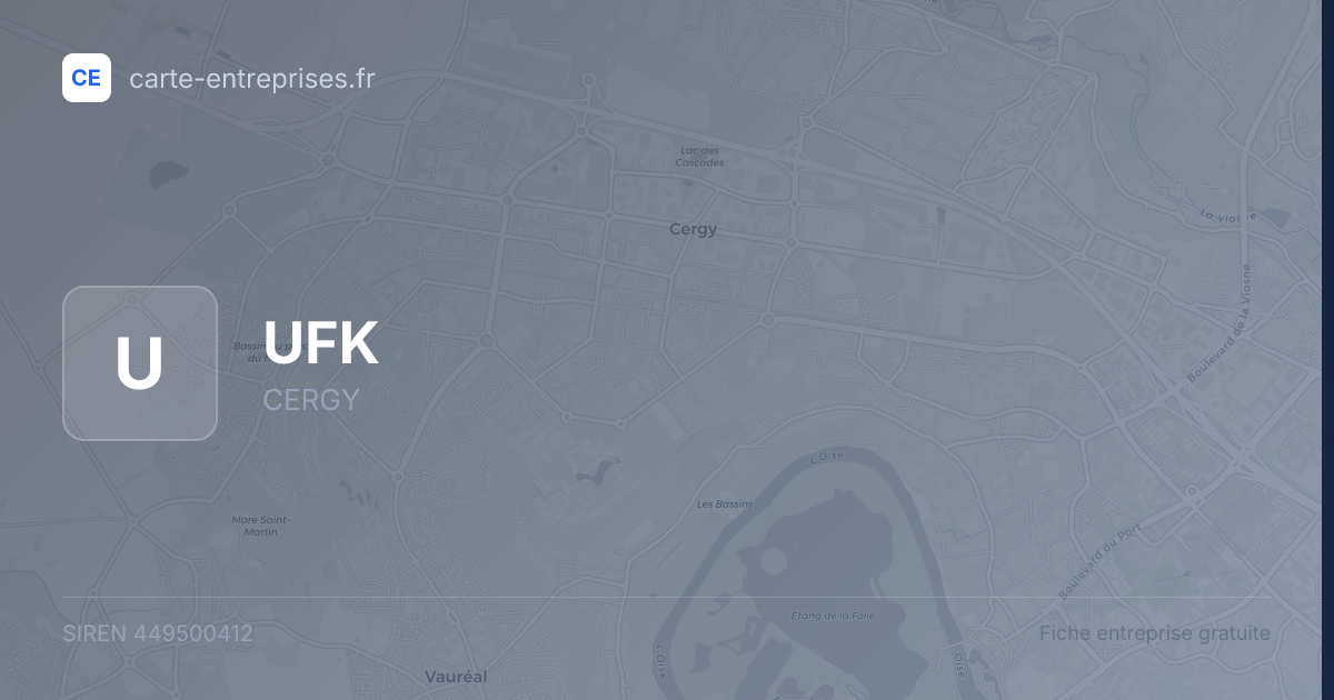 UFK — 449500412 — fiche entreprise