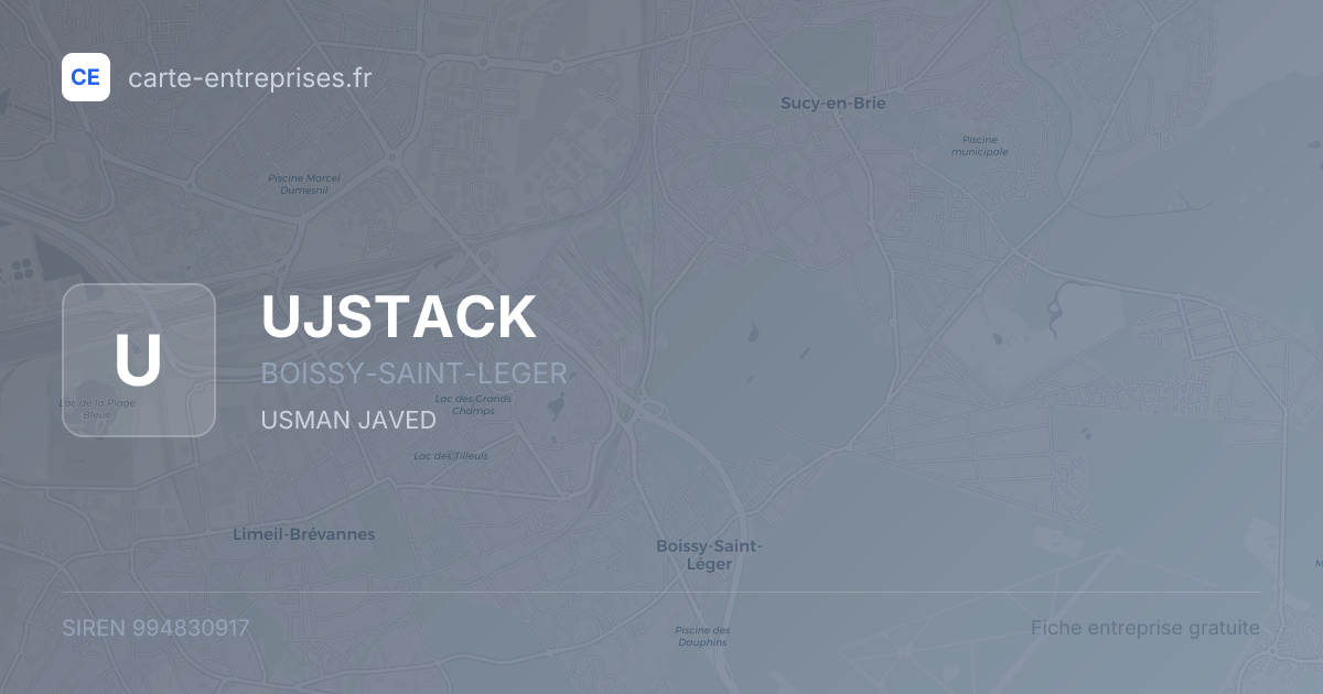 UJSTACK — 994830917 — fiche entreprise
