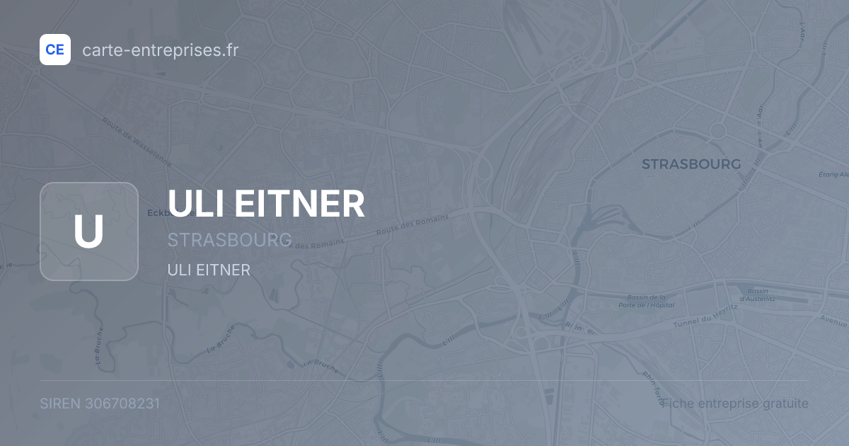ULI EITNER — 306708231 — fiche entreprise