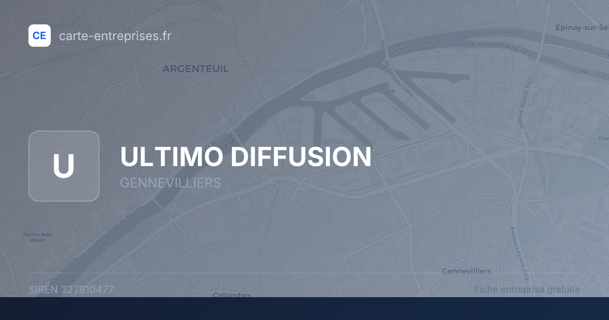 ULTIMO DIFFUSION — 327910477 — fiche entreprise