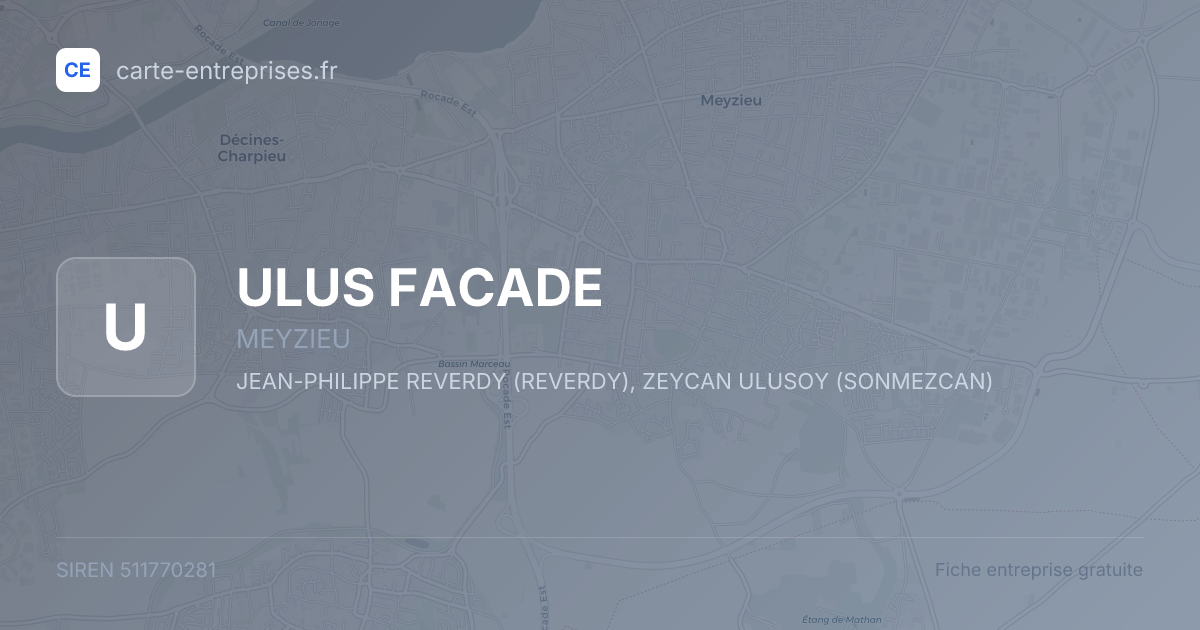 ULUS FACADE — 511770281 — fiche entreprise