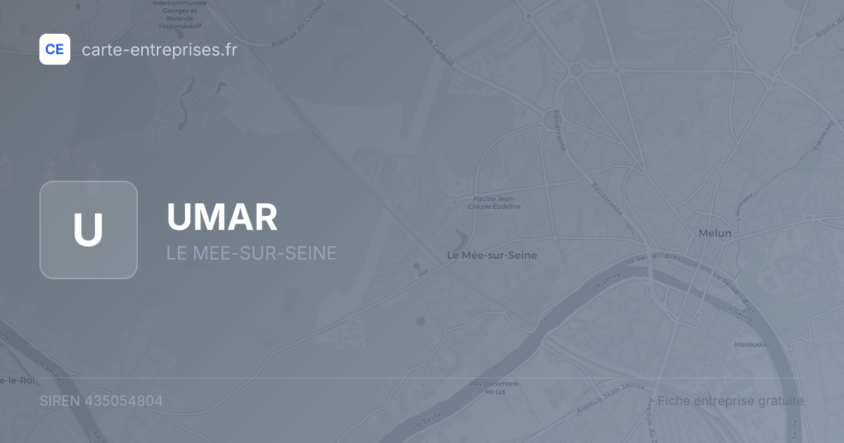 UMAR — 435054804 — fiche entreprise