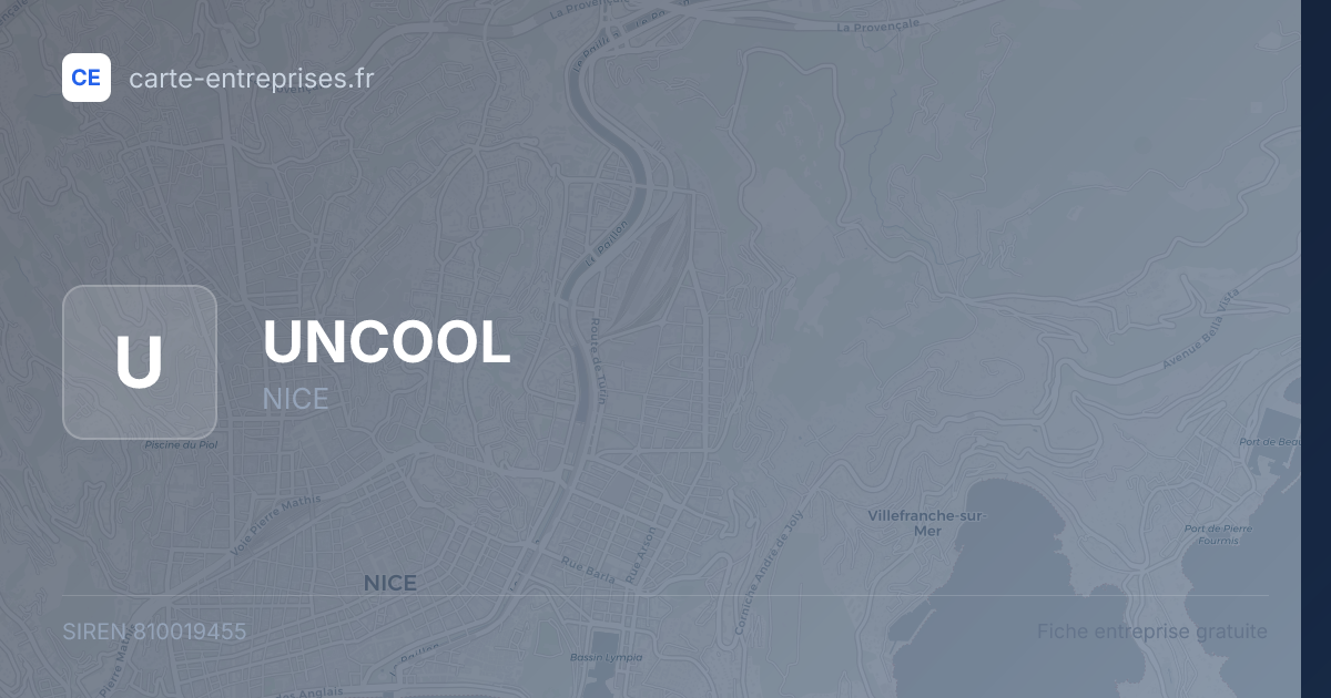 UNCOOL — 810019455 — fiche entreprise