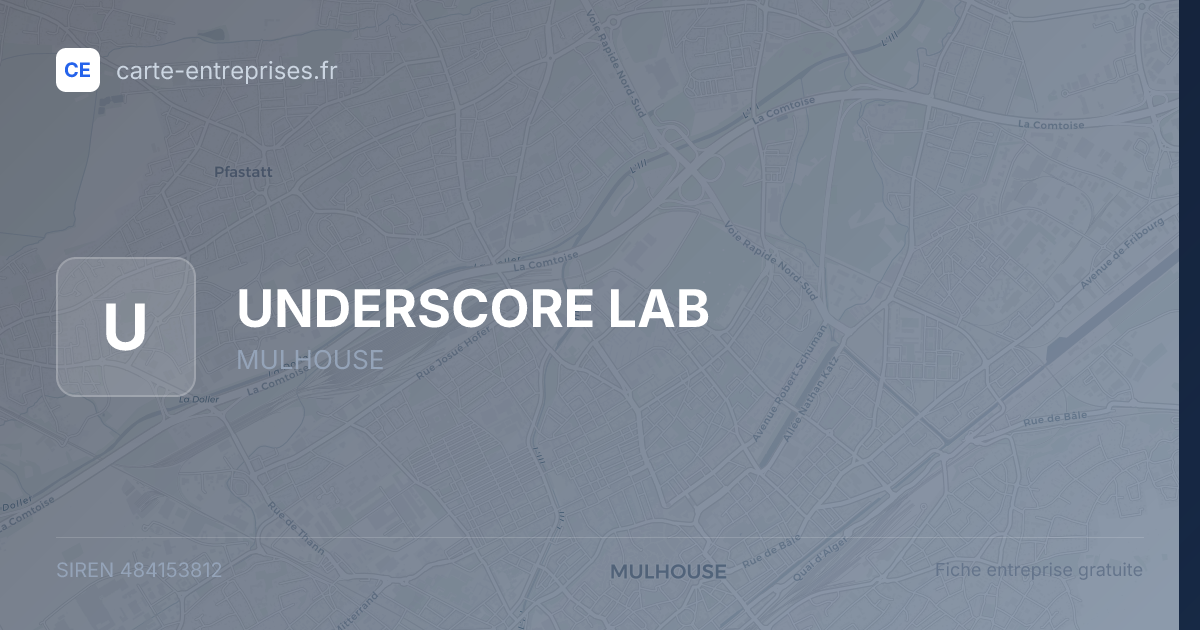 UNDERSCORE LAB — 484153812 — fiche entreprise