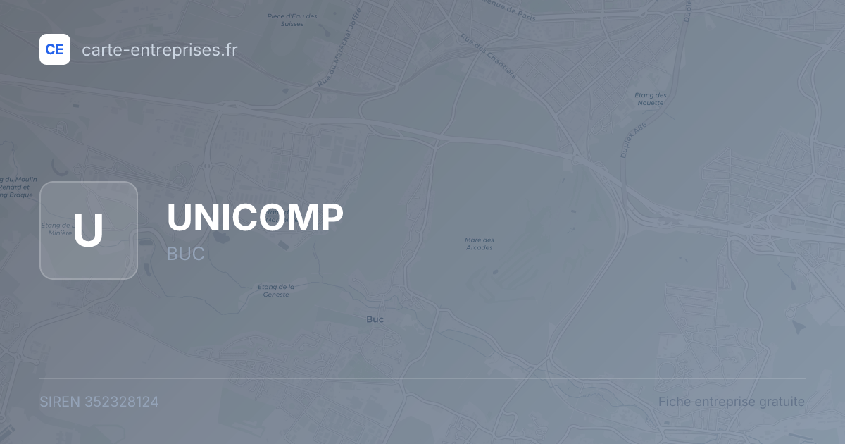 UNICOMP — 352328124 — fiche entreprise
