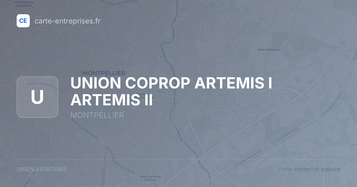 UNION COPROP ARTEMIS I ARTEMIS II — 441675865 — fiche entreprise