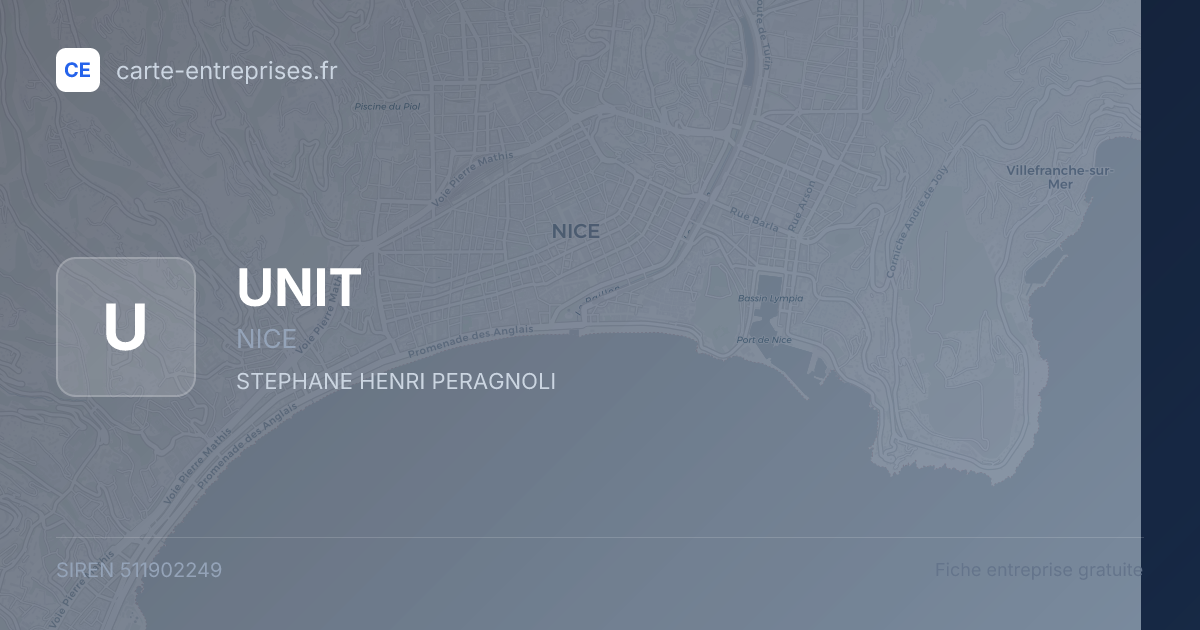 UNIT — 511902249 — fiche entreprise