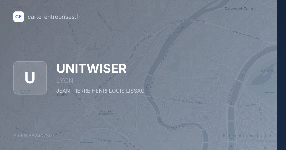 UNITWISER — 882407307 — fiche entreprise
