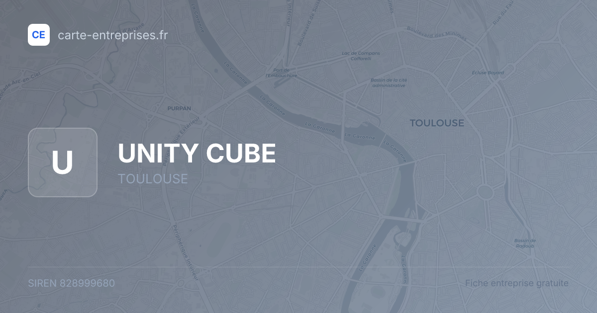 UNITY CUBE — 828999680 — fiche entreprise