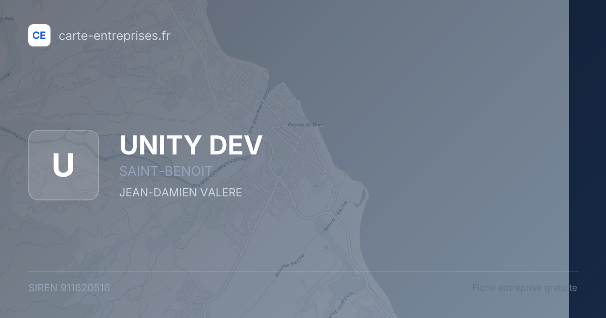 UNITY DEV — 911620516 — fiche entreprise