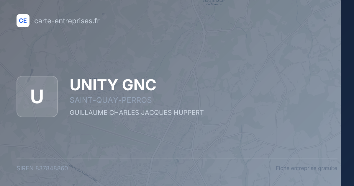 UNITY GNC — 837848860 — fiche entreprise