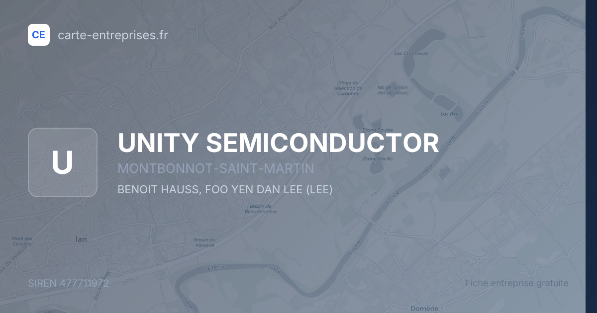 UNITY SEMICONDUCTOR — 477711972 — fiche entreprise