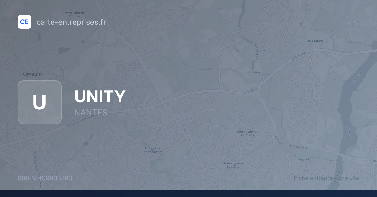 UNITY — 409935780 — fiche entreprise