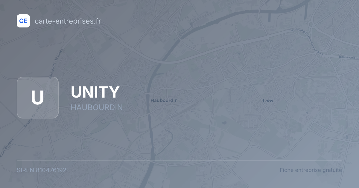 UNITY — 810476192 — fiche entreprise